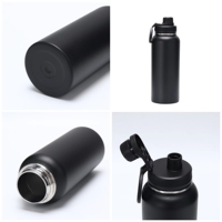 Gourde isotherme en acier inoxydable pour l'extérieur, 12, 16, 22, 32, 40 Oz, contenant isolé sous vide