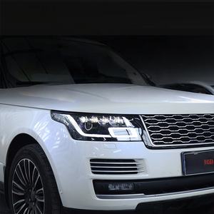 Faros Delanteros para Land Rover Range Rover Executive 13-17, Actualizaciones 2018, Luces Diurnas Multicolores - Product Image 2