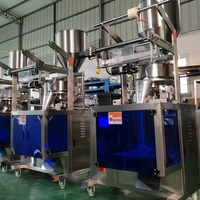 Emballage automatique de petits sachets de pistaches mélangées et de cacahuètes Machine de remplissage d'emballage de granulés de graines de bonbons aux amandes et aux noix de melon