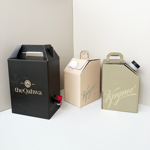 Custom Brand Aseptic 96oz-160oz Plastic Coffee Bag Dispenser Bebida Líquido Sacar Contenedor 128oz Opción Disponible - Product Image 2