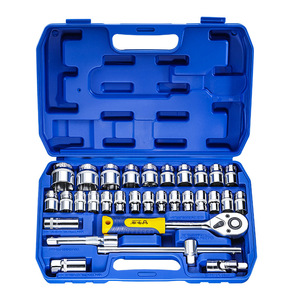Niu Xiang 32 Piece Socket Wrench Set 1/2 In Chromium Vanadium Steel Automotive Repair Tools Kit - Product Image 1