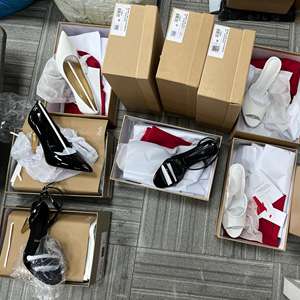 Escarpins de créateur Mule Chaussures pour femmes Hot Summer New Open Toe Heeled Sandals with Sexy Slip-On Closure Thin Heel - Product Image 5