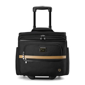 CROSSGEAR Prix de gros Bagage à roulettes en nylon imperméable à carreaux avec 2 roues pivotantes et sac à roulettes extensible durable - Product Image 1