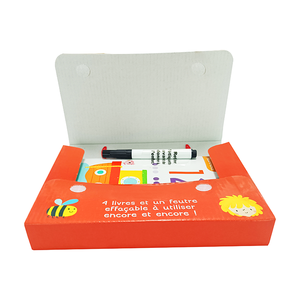 Trẻ em làm sạch Cuốn sách với Bút in bảng chữ cái và số học cách viết sách-mua sách hoạt động học tập xoắn ốc - Product Image 2