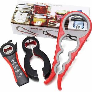 Ensemble d'<span class=keywords><strong>ouvre</strong></span>-boîtes 4-en-1, outils de cuisine multifonctionnels pour ouvrir facilement les bouteilles de bière, les bocaux et les <span class=keywords><strong>noix</strong></span> - Product Image 2