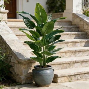 1 Árbol <span class=keywords><strong>Tropical</strong></span> Artificial Tamaño King |   Bajo Mantenimiento, Plástico de Alta Calidad, Ideal para Uso en Interiores/Exteriores, Adecuado - Product Image 1
