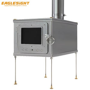 Estufa <span class=keywords><strong>de</strong></span> <span class=keywords><strong>leña</strong></span> Plegable ligera portátil para acampar al aire libre para cocinar Calefacción <span class=keywords><strong>de</strong></span> té y combustible para barbacoa con casete <span class=keywords><strong>de</strong></span> carbón vegetal - Product Image 1