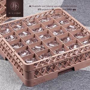 Cubiertos de cocina comercial, cesta para lavavajillas, restaurante, Hotel, taza de vidrio para beber, platos de almacenamiento de plástico, tendedero de exhibición - Product Image 5