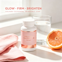 Collagène Glutathion Élasticité de la Peau Gélules OEM ODM Marque Privée Vente en Gros Stock Prêt Qualité Alimentaire pour la Santé des Femmes