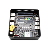 Ordinateur de bureau mini gamer AMD R5 3550H 4 cœurs 8 threads DDR4 M.2 SSD Linux DP HD USB 2.0