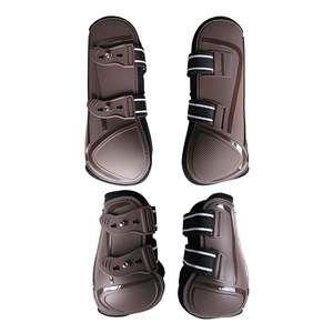 Protège-tendons pour chevaux, protections de sabots, un ensemble de deux pièces pour les pattes avant et deux pièces pour les pattes arrière - Product Image 1