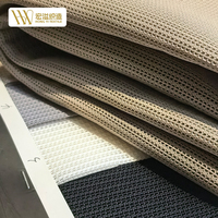 Tissu en maille 3D 100 % polyester certifié usine, couleurs personnalisées, évacuation de l'humidité, idéal pour les empeignes et les languettes de baskets de sport