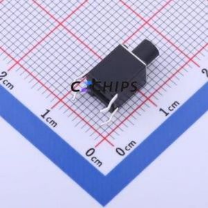 TS-1095KD-A15B3-D2 Tactile Switch Through hole-4P,6x6mm Switch Single Pole Single Throw Round Button 2.5N Through Hole - Product Image 2