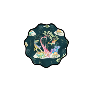 Platos, Servilletas y Vasos de Papel con Temática de Dinosaurios DAMAI para Fiestas Infantiles, Juego de Vajilla Desechable para Decoración - Product Image 3