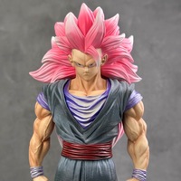 Figura de PVC de Goku Super Saiyan Star Trail Rosa, Anime Japonés, 27 cm, Nuevo Modelo, Juguete de Dibujos Animados