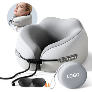 Maatwerk Zacht Traagschuim Reiskussen Voor Nek-En Schouderondersteuning Draagbare Auto En Vliegtuig Gebruiken Reiskussen - Product Image 1