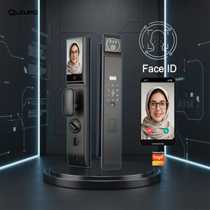 Qleung S940MAX ระบบล็อคอัจฉริยะอัตโ<span class=keywords><strong>น</strong></span>มัติเต็มรูปแบบ <span class=keywords><strong>พ</strong></span>ร้อมระบบสแกนใบหน้า 3 มิติ สแกนฝ่ามือ สแกนลายนิ้วมือ รองรับวิดีโอคอล  ใช้รหัสผ่า<span class=keywords><strong>น</strong></span>  ควบคุมผ่าน<span class=keywords><strong>แอ</strong></span>ป Tuya Wifi  รองรับการ์ด - Product Image 1