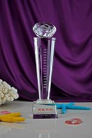 Meilleures ventes Clear Quartz Acrylic Awards Trophées et plaques de cristal Trophée académique