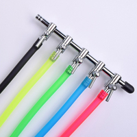 Tuyau d'air coloré pour aquarium - Tube d'oxygène en silicone souple pour pompe à air de réservoir de poissons
