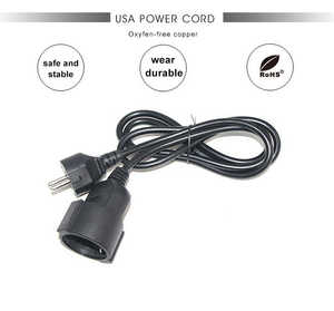 สายต่อปลั๊กไฟฟ้าแบบยุโรป 3 ขา แบบเปิดปลาย สำหรับเต้ารับ EU 3P หญิง - Product Image 5