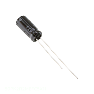 ตัวเก็บประจุ uF 2.2 uF 20% 50V เรเดียล th 2.2 uF ช่อง50PK2R2MEFC5X11ผู้ผลิต - Product Image 1