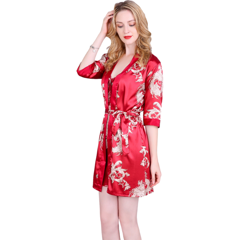 Robe Vestido De Dragones Shein Vestido Feminino Longo Manga