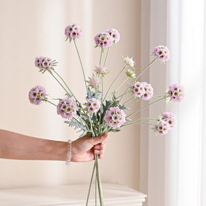 Fleurs artificielles à tête unique en soie pour décoration de mariage, bouquet, ornement de maison, décoration de plafond - Product Image 2