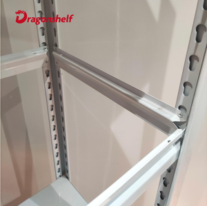 Étagère à rivets réglable <span class=keywords><strong>multi</strong></span>-usages 5 niveaux, rayonnage d'entrepôt, cadre métallique, acier angulaire, matériel, revêtement en poudre, protection ESD, carton - Product Image 4