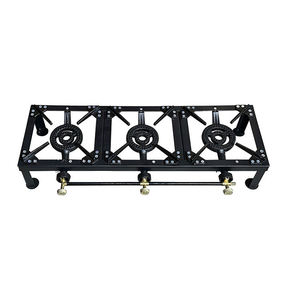 Estufa de Hierro Fundido Portátil de Gas Multifuncional para Cocina de Camping y Barbacoa al Aire Libre con Doble Quemador para Uso Doméstico - Product Image 4