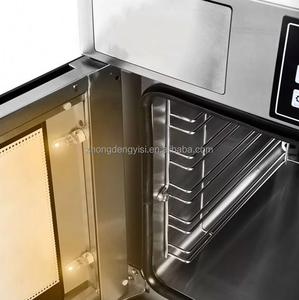 Horno Eléctrico Comercial Universal Multifuncional de Gran Capacidad para Hornear 5 Bandejas de Pizza, Pan, Pastel y Pollo al Vapor - Product Image 5