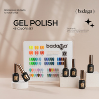 Kit de vernis gel UV semi-permanent super brillant personnalisable pour marque, beauté écoresponsable, non toxique, sans cruauté animale, séchage rapide, pour salon et usage domestique, HALAL
