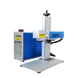 Multi functional Special Price Fiber Laser Marking Machine With Rotating Shaft For Carving Metal Necklaces And Rings