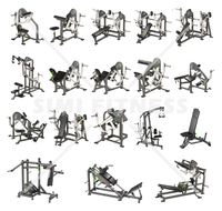 Machine de musculation professionnelle SM PM Series 2-en-1 pour exercices Pec Fly et Chest Press, avec 5 niveaux de résistance réglables pour entraînement corporel en salle de sport commerciale