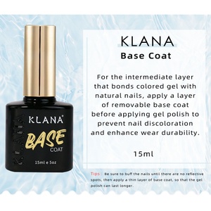 Klana - Esmalte de Uñas en Gel de 15 ml, Sin Necesidad de Limpiar, Alto Brillo, Capa Superior Brillante, Larga Duración, Transparente, para Acrílico, Requiere Lámpara UV LED, para Uso Doméstico, Manualidades, Regalo - Product Image 6