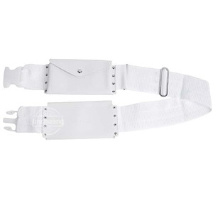 Vành đai ihram chung cho hajj và umrah-Kích thước có thể điều chỉnh với túi phía trước và khoang có khóa kéo đai thắt lưng nam màu trắng - Product Image 6