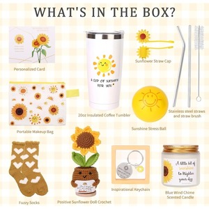 Paquete de cuidado único, caja de amistad con rayos de sol para madre, hermanas y esposa, regalo de recuperación temprana y cumpleaños, personalizable - Product Image 3
