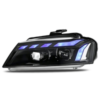 Ensemble de phares LED JSL pour Audi A3 8P Facelift 2008-2012, mise à niveau style RS, lentille de projecteur DRL, clignotant dynamique, plug and play