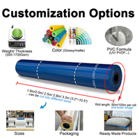 Bâche en toile de camion en PVC 630G enduit 100% tissu en polyester tissu imprimé en toile enduite de PVC personnalisé 50x50 bâche en vinyle