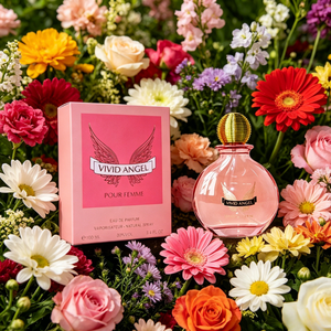 Vivid <span class=keywords><strong>Angel</strong></span> <span class=keywords><strong>100ml</strong></span> Eau de Parfum pour Femme Rose Fraîche Florale Fruitée Parfum en Brume Longue Durée - Product Image 1