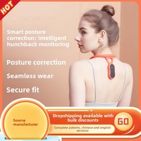 Correcteur de posture intelligent pour le cou et le dos, avec massage cervical et soutien anti-flexion des vertèbres cervicales