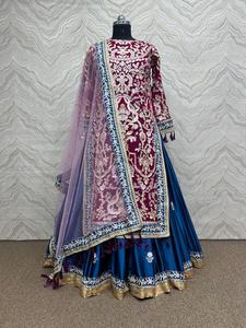 Lehenga Choli de moda con Dupatta Diseñador indio Listo para usar Ropa de fiesta Lehenga Choli Mujeres de moda Lehenga Choli - Product Image 5