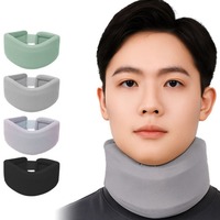 Collarín Cervical Transpirable y Ajustable, Protección para la Columna Cervical, Soporte Postural, Cómodo Collarín para el Cuello