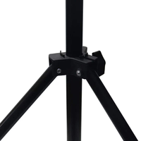 Trépied extensible de 210 cm, support de téléphone portable réglable et portable pour anneau lumineux, caméra, projecteur, diffusion en direct et prise de vue