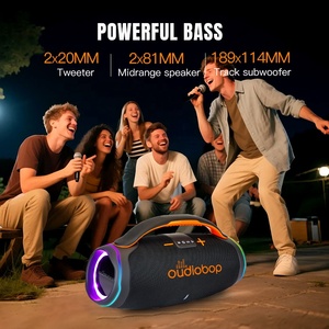 Altavoz de Karaoke de Alta Potencia de 100 W de Calidad Premium con Dos Micrófonos Inalámbricos, Función de Banco de Energía BT 5.4 para Fiestas en Casa - Product Image 4