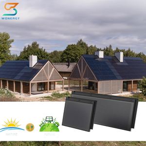 <span class=keywords><strong>Tuiles</strong></span> de toiture solaires monocristallines BIPV accessoires solaires élevés <span class=keywords><strong>prix</strong></span> de fabricant de toit photovoltaïque - Product Image 4