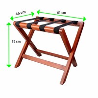 Porte-bagages pliables en bois de luxe pour hôtels, pour les chambres d'hôtes