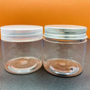Pot vide en plastique de 2 oz pour crème contour des yeux avec couvercle à vis en aluminium, base en PP anti-fuite, capacité de 50 g, pour savon liquide, articles de soins personnels, petits objets - Product Image 4