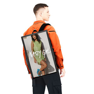 High Quality 27 Inch LCD Advertising Backpack Digital Billboard Human Walking Backpack Billboard Advertising Mobile Billboard - Product Image 5