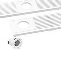 Difusor Lineal Integrado Moderno para HVAC, Rejilla de Ventilación Oculta Personalizada para Salida de Aire Acondicionado Central, para Exteriores