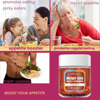Gummies pour la prise de poids Créatine monohydrate Gain de masse corporelle complet Soutien musculaire Santé digestive Aliment pour adultes Marque privée